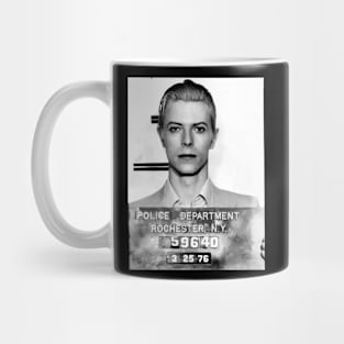 David Bowie Mugshot Mug